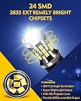 Vista 4 de Bombillas LED 3157 para luz de marcha atrás de respaldo, 6000 K blanco brillante 3056 3156 3057 4157 bombillas LED de repuesto para luces de marcha