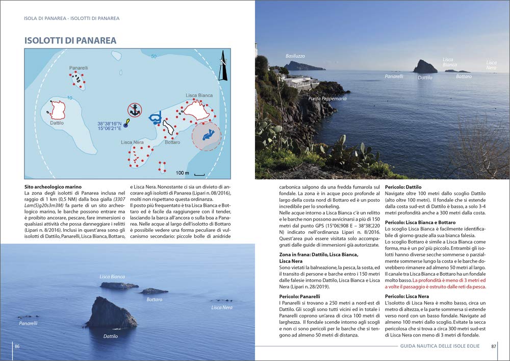 Guida nautica delle Isole Eolie. Ancoraggi e ormeggi. Ordinanze e pericoli. Attrazioni turistiche. Ediz. illustrata