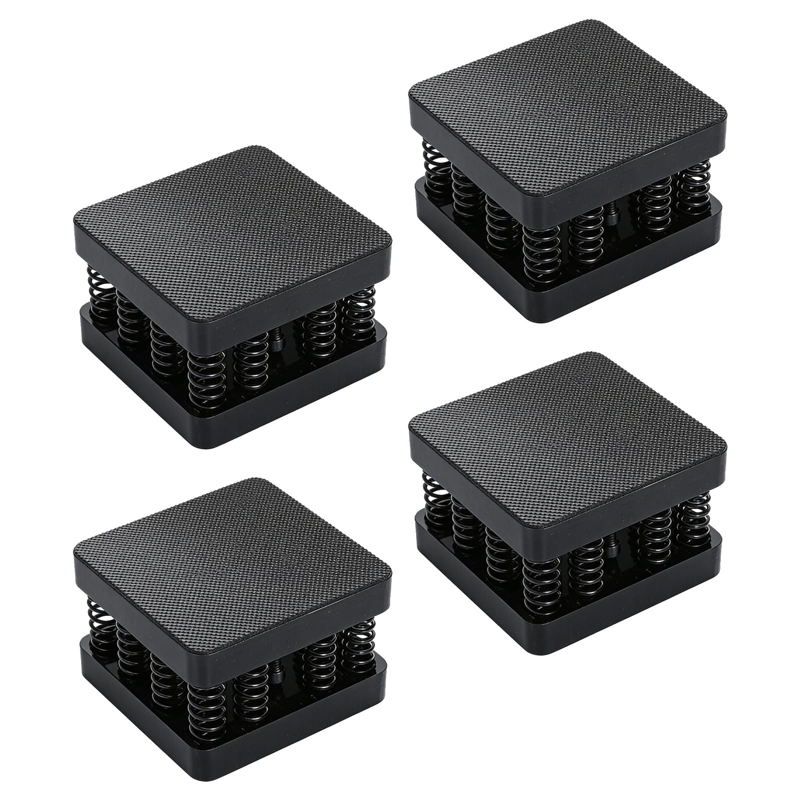 Plataforma profesional a prueba de golpes para 4 micrófonos, cámaras y soportes de luz, forma cuadrada para mayor estabilidad, pico ligero para altavoz