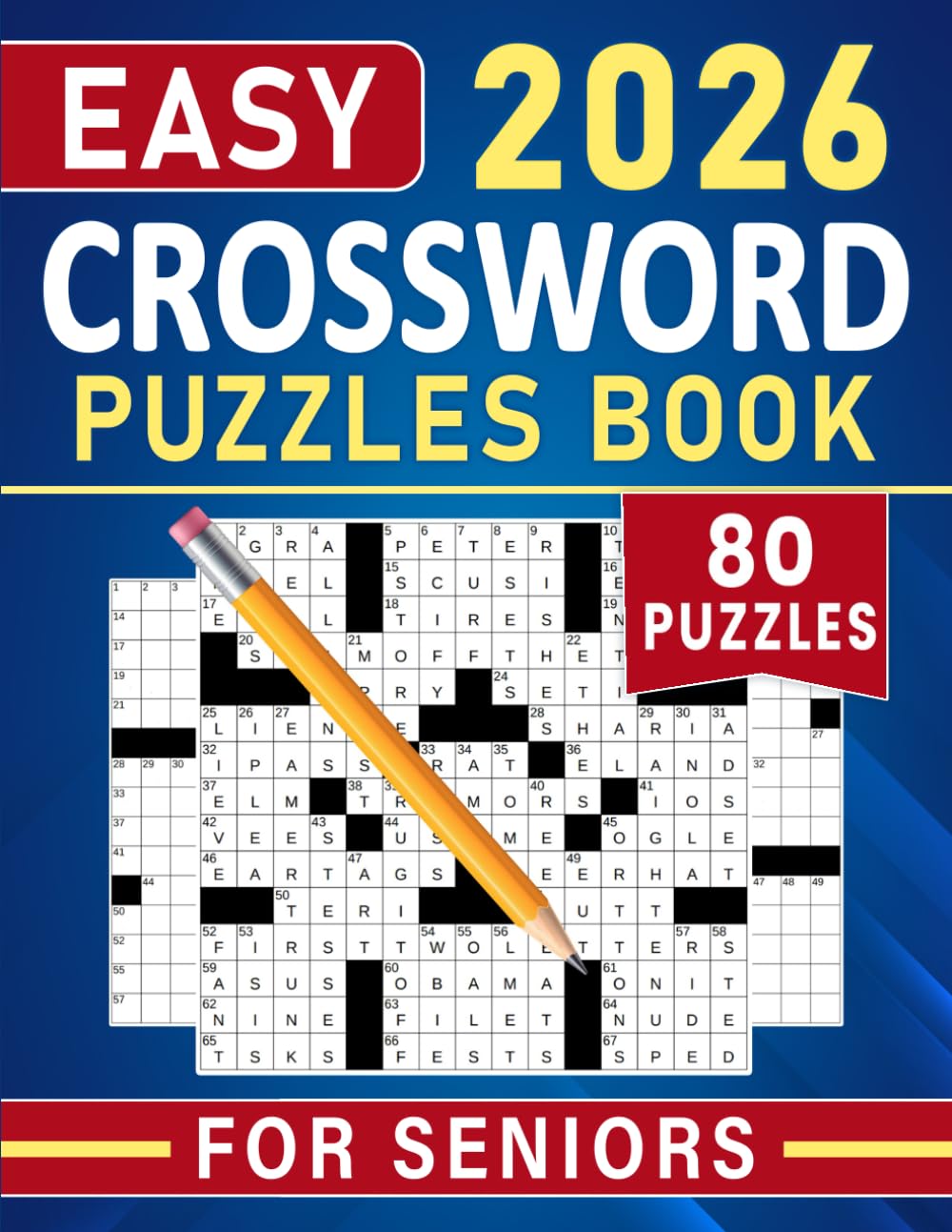 2026 Easy Crossword Puzzles Book for Seniors: Simple, enjoyable word challenges designed for smooth, stress-free solving