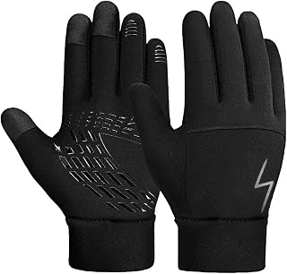 YukiniYa Kids Winter Gloves: Water Repellent Touchscreen Warm Fleece Anti-Slip for Boys Girls 3-15 Years