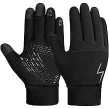 Kids Winter Gloves Back Water Repellent Touchscreen Warm Fleece Anti-Slip for Boys Girls Teen 3-15 Years