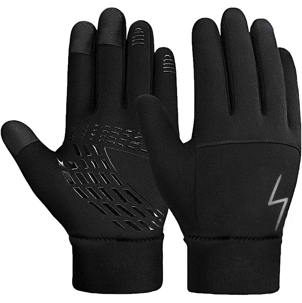 Kids Winter Gloves Back Water Repellent Touchscreen Warm Fleece Anti-Slip for Boys Girls Teen 3-15 Years