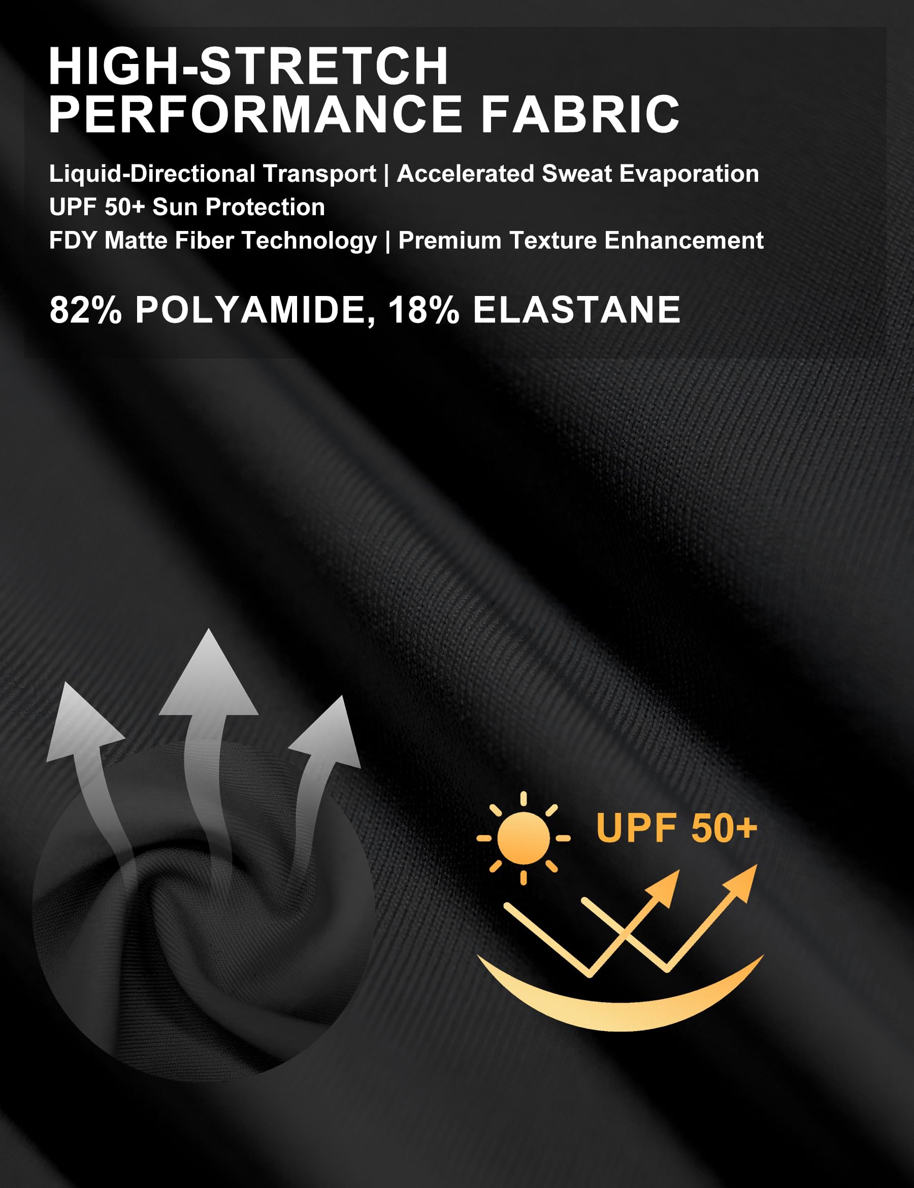LAMEDA Cuissard Court Vélo Homme UPF50+ Pantalon Ajusté Court VTT et Route Respirant Frais Été Élastique Protection Solaire Cuissard Cyclisme