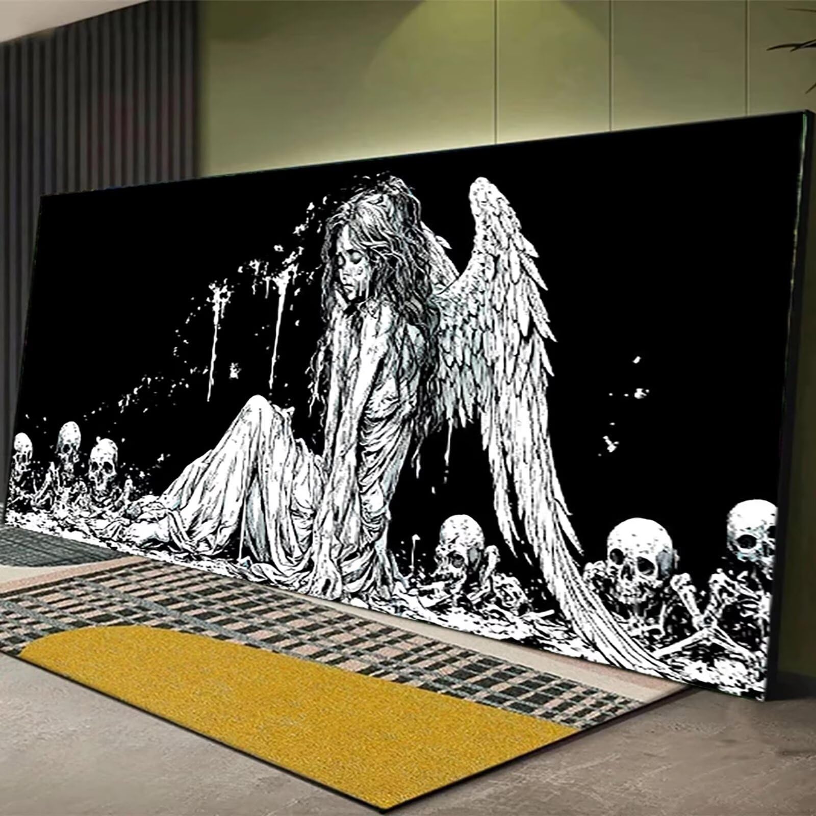 Malen nach Zahlen Kinder Karikatur Malen Nach Zahlen Erwachsene, Geschenke für Mädchen Junge Bastelset Set, Malen nach Zahlen Hexe | Malen nach Zahlen Ohne Rahmen, (60x120cm) Bastelset Erwachsene 5-G