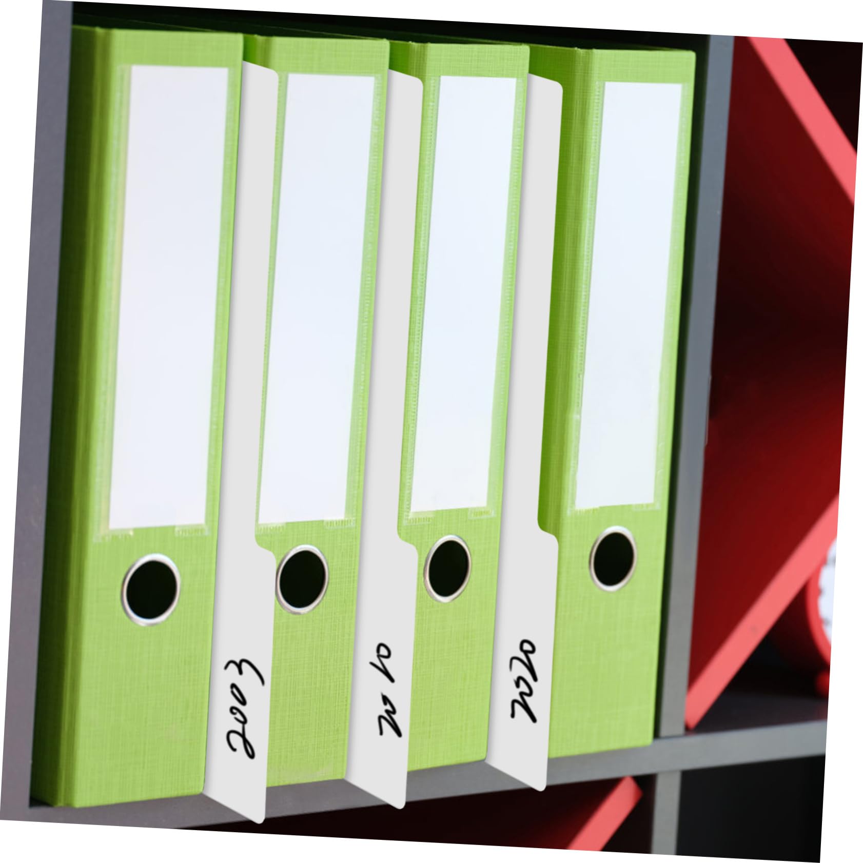 DOITOOL 20 Stck. Vinyl Schallplatten Trennblätter aus Langlebigem PP Wasser und Schmutzresistent mit Abgerundeten Ecken Beschreibbaren Register Tabs für Flexible Album Organisation Sicher