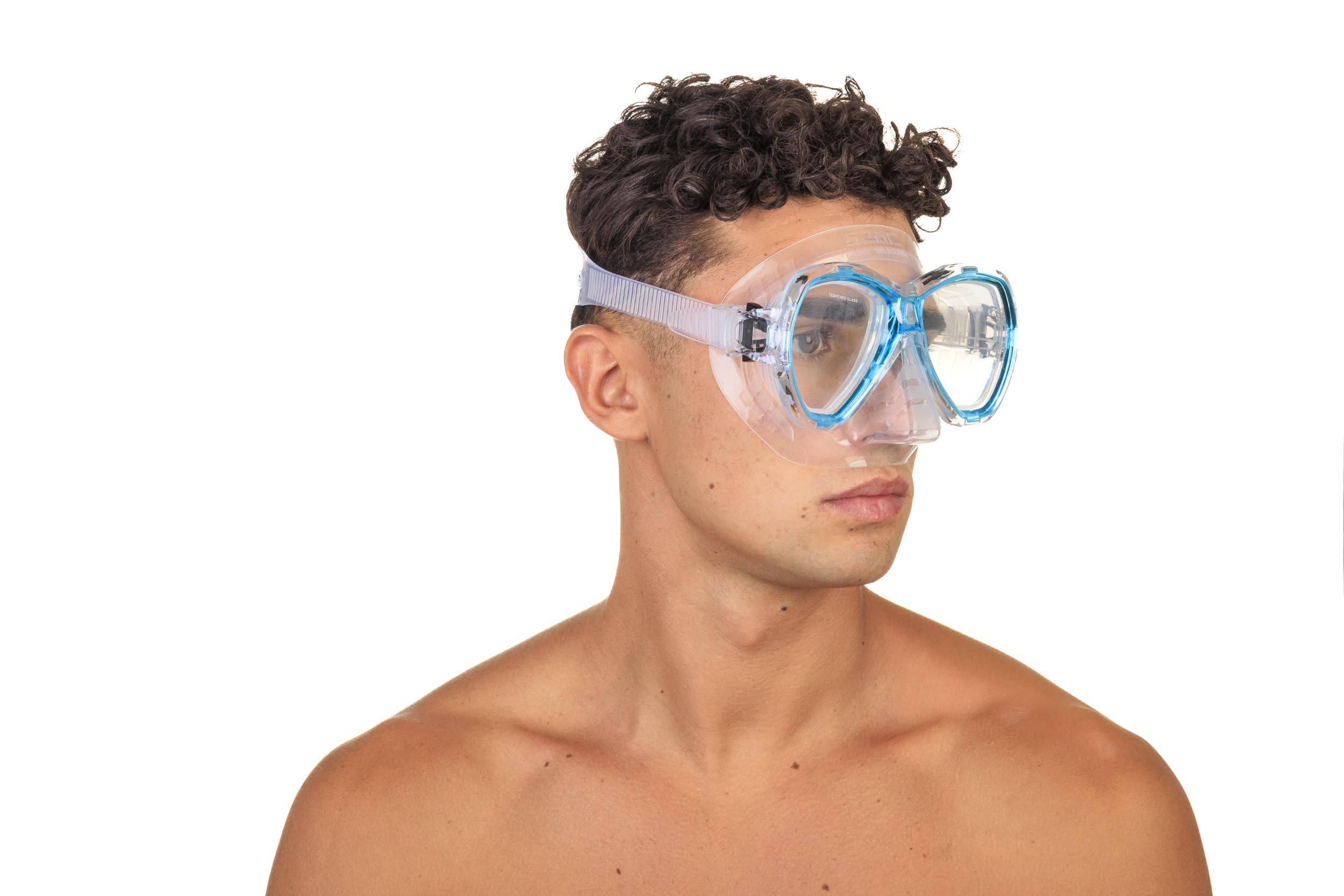SEAC SET TRIS Snorkeling, Pinne Ala, Maschera Elba, Snorkel Tribe adatto allo snorkeling e all’immersione ricreativa per adulti e bambini, Unisex