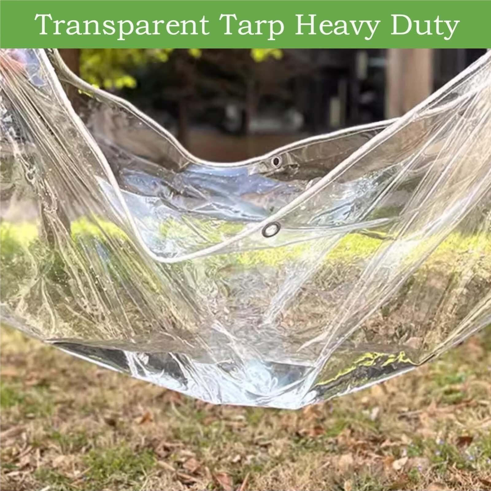 Telo impermeabile pesante Du trasparente tarp