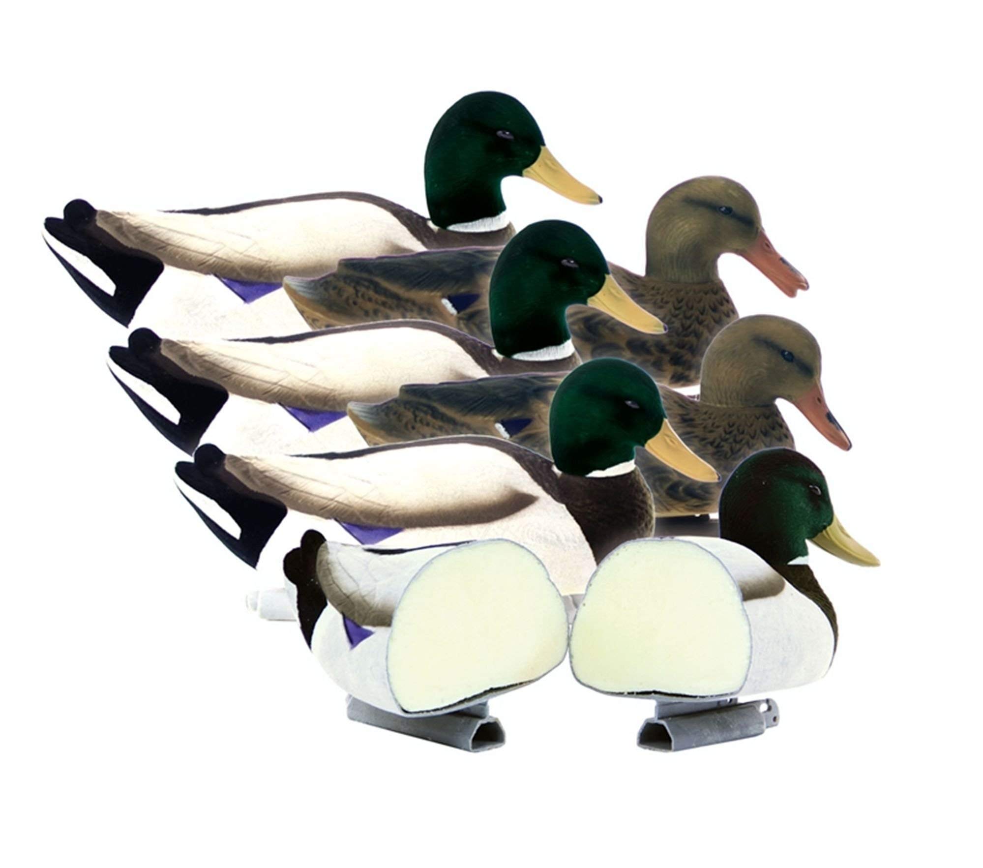 Higdon OutdoorsMagnum Mallard Duck Decoys, Fully Flocked, Foam-Filled