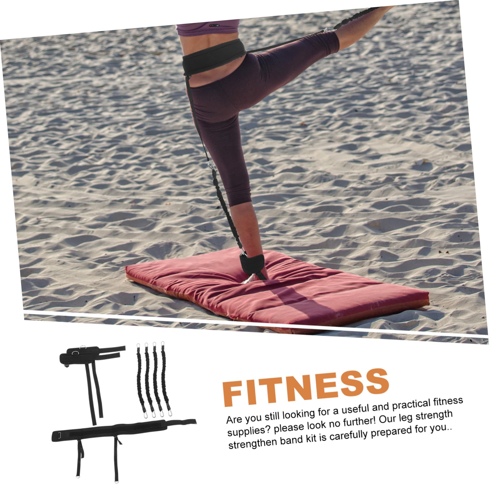 Milisten Klimmzug Band Satz für Fitnessstudio und Zuhause Widerstandsbänder für Fitnessstudios Schwarz für Bein und Hüfttraining