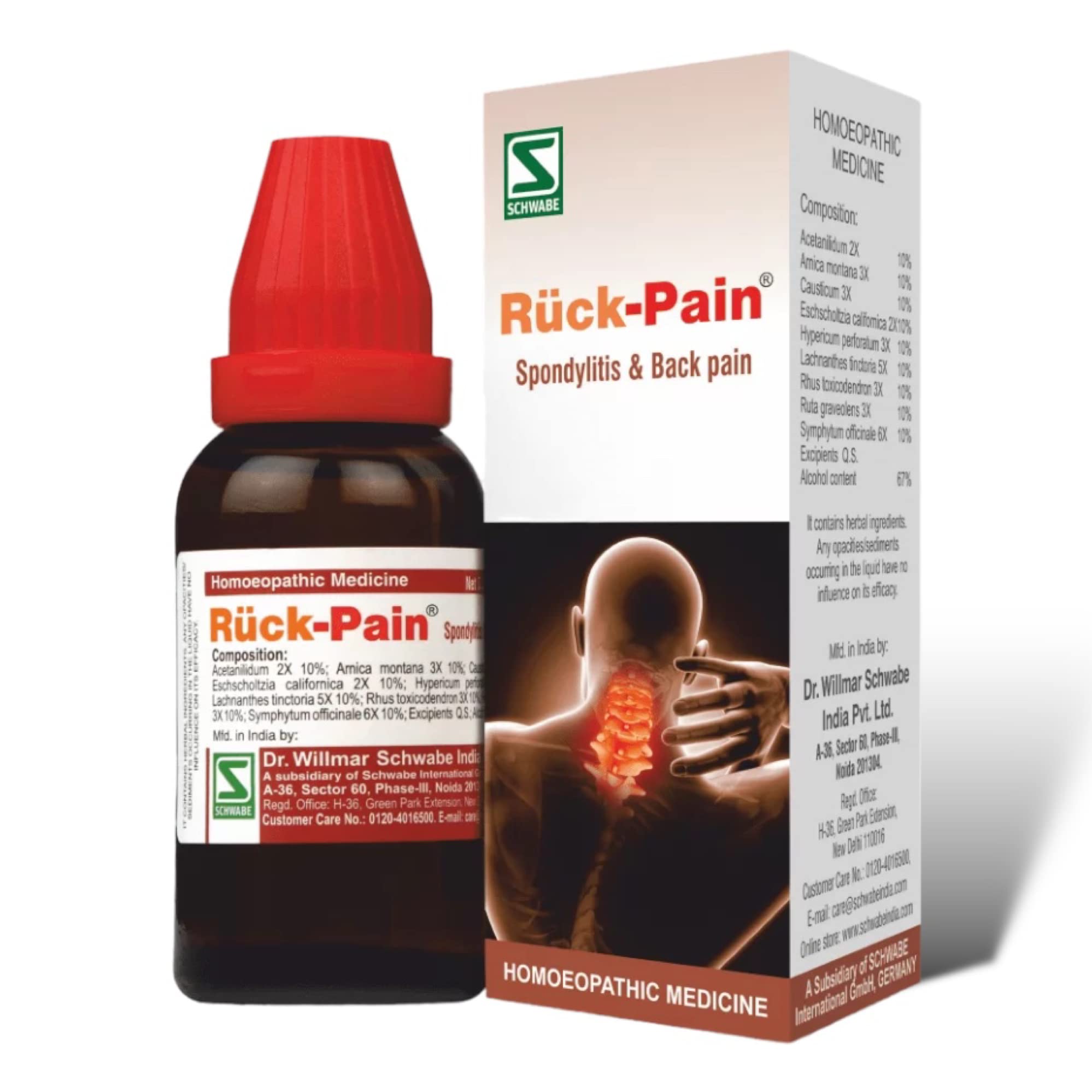 Schwabe Ruck Pain Drops - Homeopathy - SET OF 2 Bottles (B0C4JKVNKB) Amazon Price History, Amazon Price Tracker