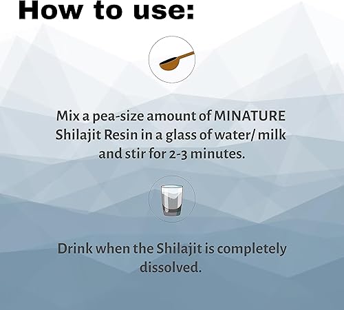 Miniatura 6 de minature Resina Shilajit pura  Shilajit de origen natural  0.71 oz (0.71 fl oz)  Contiene cuchara  Más de 80 minerales, aminoácidos  Fuente natural