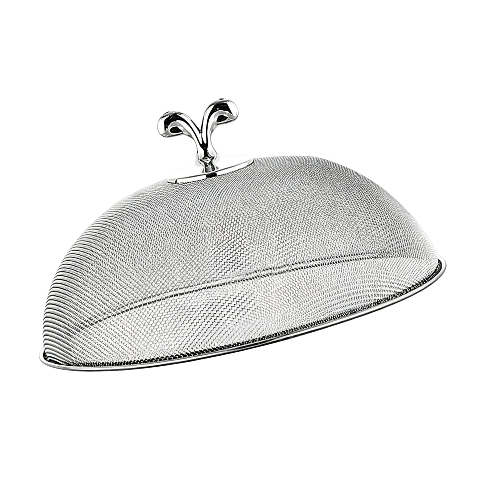 our fave Multipurpose Rustproof Steel Plate Cover with Handle Metal Meshes Dome Food Tent Protector for Table, BBQ, Picnics, Party Rustproof Steel Food Cover