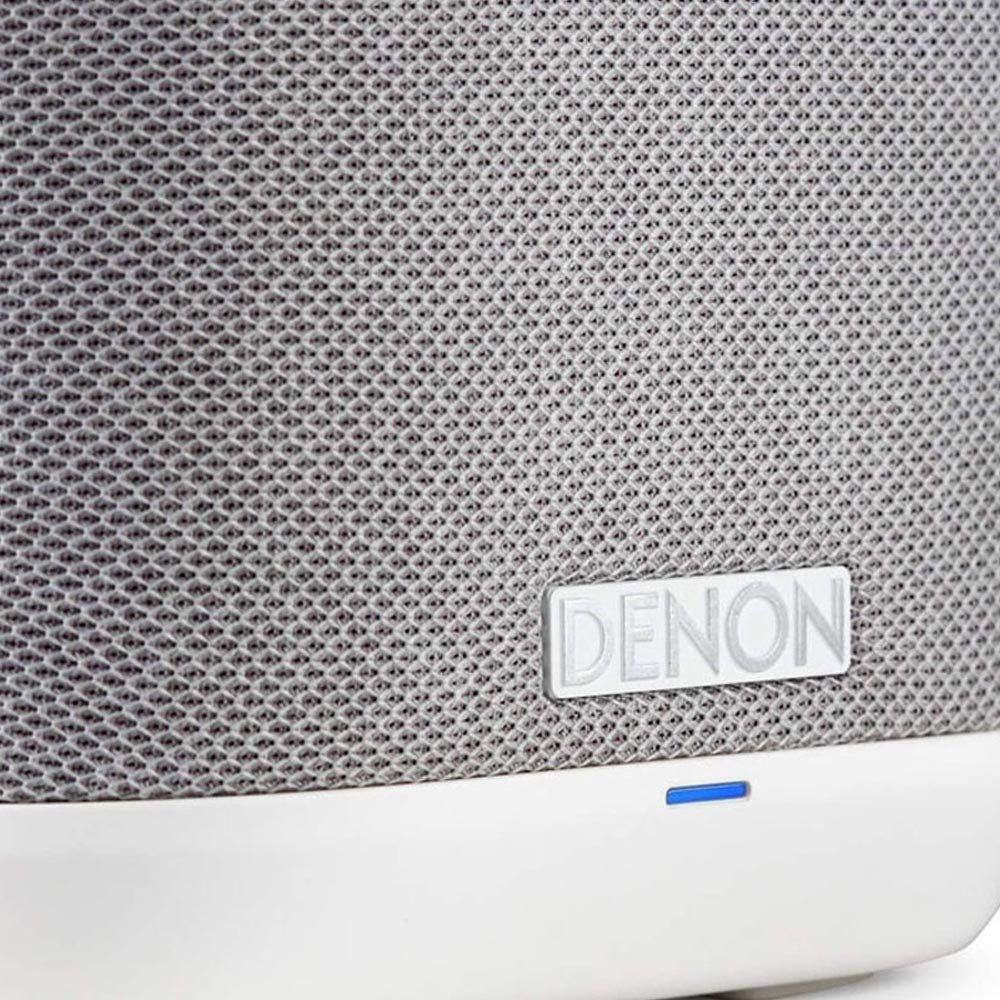 Denon Home 150 Altavoz inteligente inalámbrico - Diseño compacto, Wi-Fi y Bluetooth, HEOS integrado, Alexa integrado, Siri y AirPlay 2, Spotify Connect, soporte multihabitación, blanco