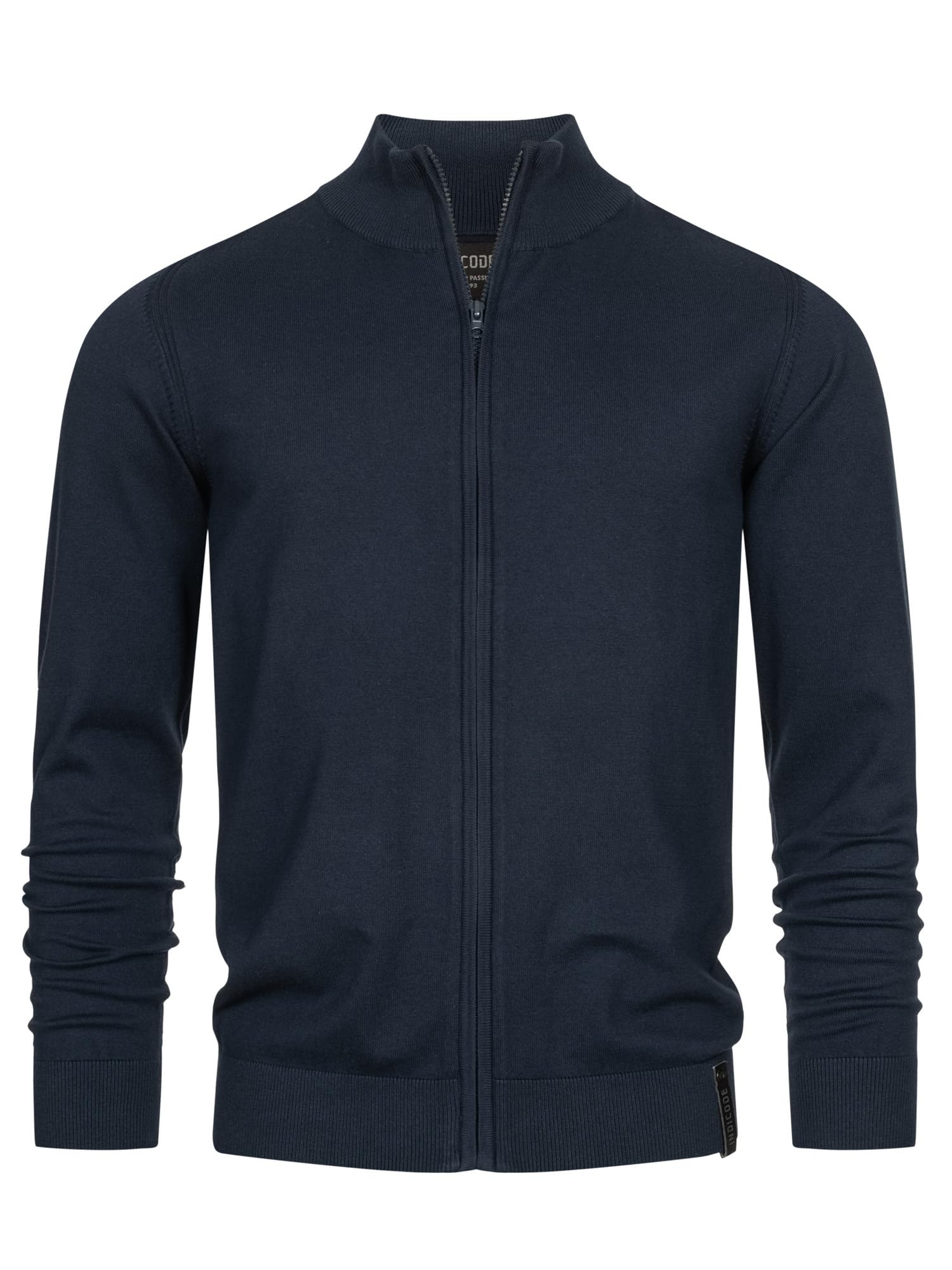 Indicode Cárdigan con Cuello Alto 80% Algodón