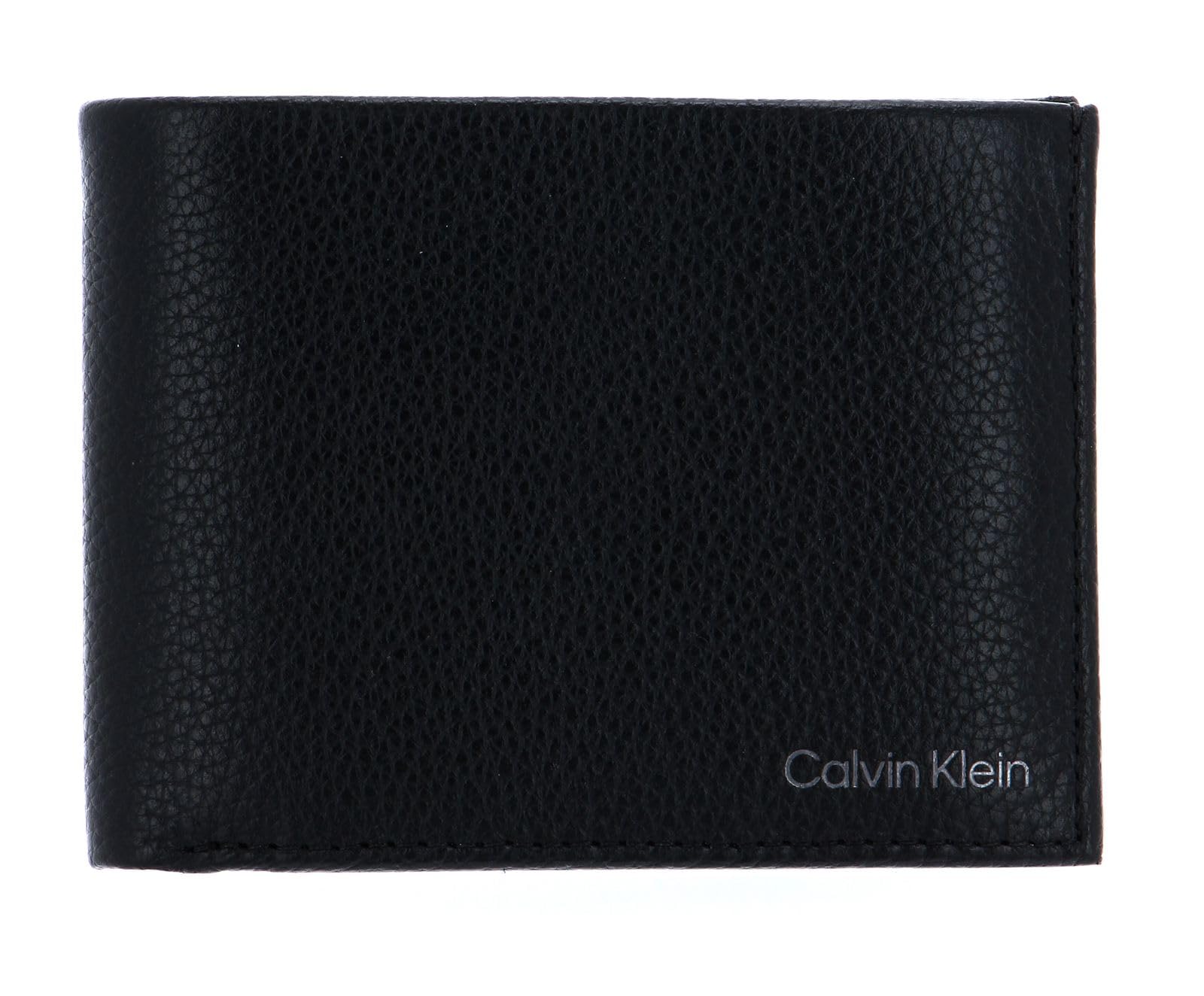 Calvin Klein Portafoglio Uomo Warmth Trifold 10 CC Coin Large Piccolo
