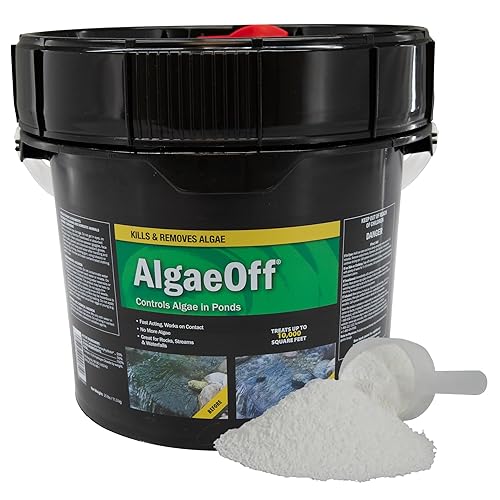 CrystalClear AlgaeOff - Limpiador de escoria de jardín para estanques y agua, removedor de limo de cascada y roca, eliminador de algas en cuerdas,
