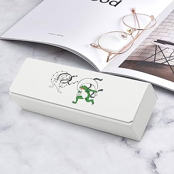 Amazon.co.jp: ZiZYZB(小さな店)メガネケース鳥獣戯画風神雷神に