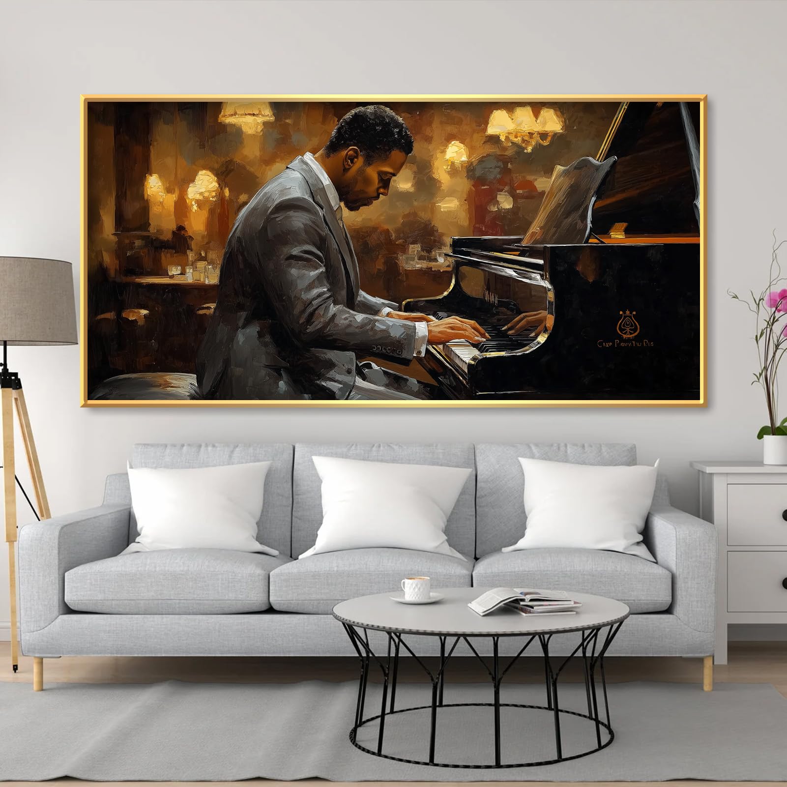 Amazon.com: Black People Canvas Wall Art, Black Artist Wall Art