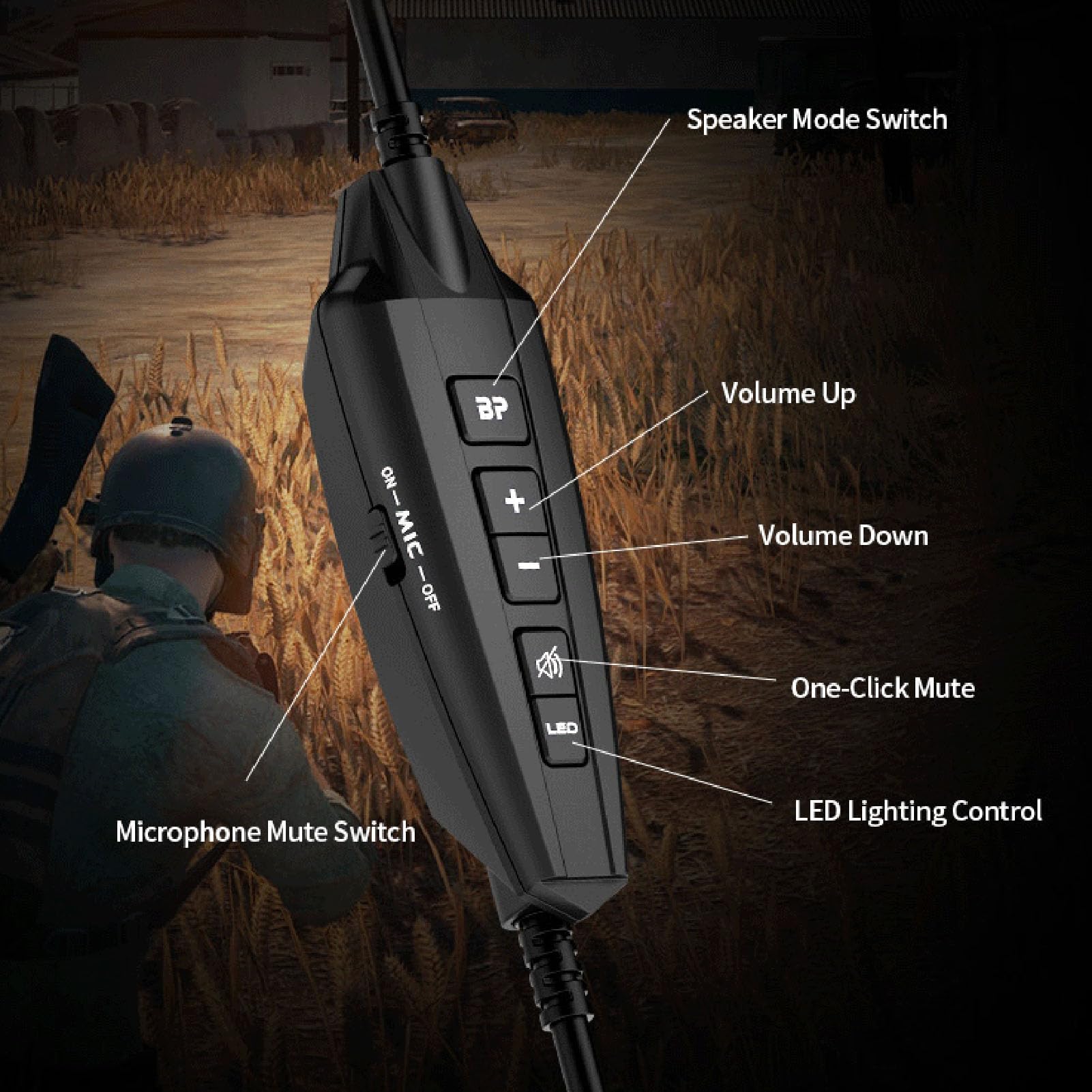 Jectse 7.1 Zestaw Słuchawkowy Dźwięku Przestrzennego z 360 Stopni, Tryb, Izolacja Szumu, Regulacja Osi X/y, Głośnik 50 Mm, Mnidirectional Mic