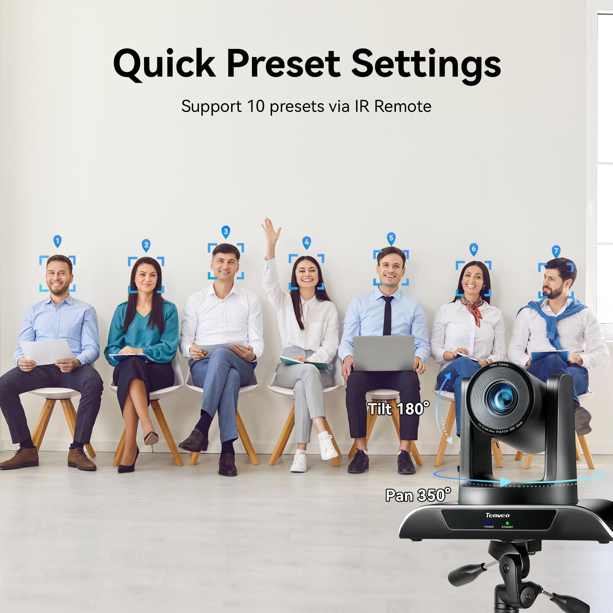 Amazon.com: Tenveo 20X Optical Zoom PTZ Conference Room Camera