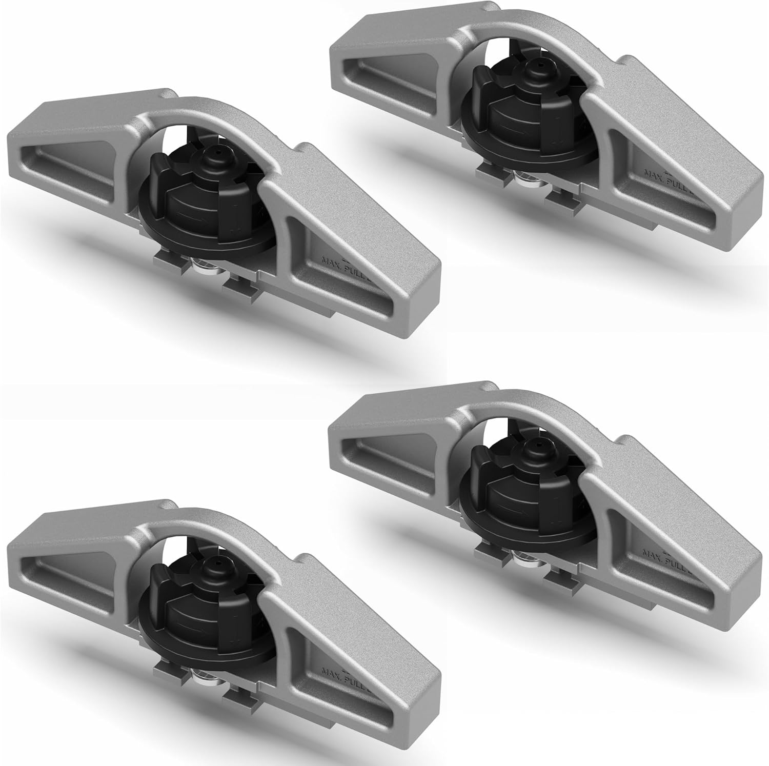 Truck Bed Tie Down Anchors for Toyota Tacoma & Tundra 2005-2024, OEM Bed Rail System Cargo Tie-Down Cleats, 4PCS, Replace PT278-35160
