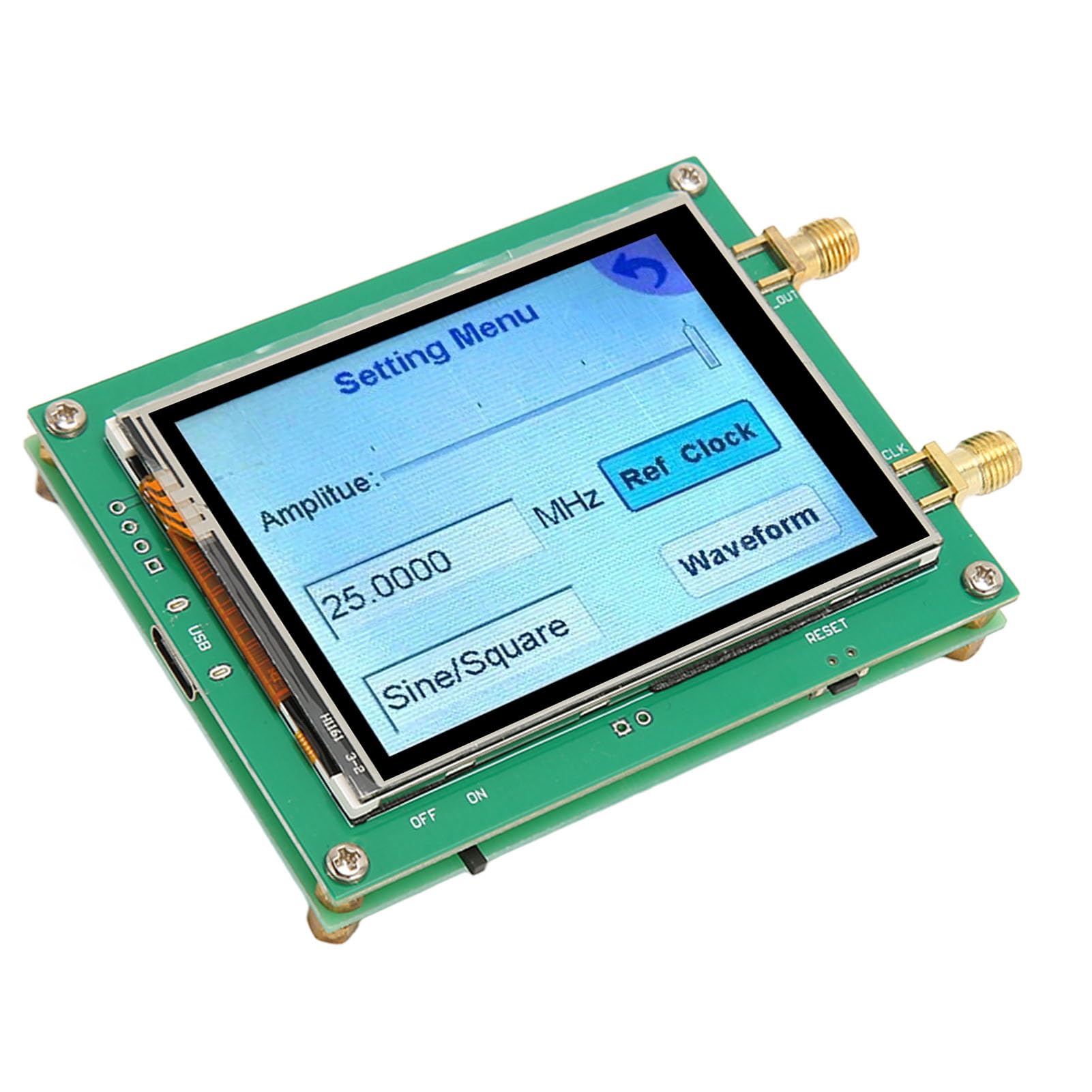 Aramox Fuente de Señal RF, Pantalla Táctil de 2.8 Pulgadas