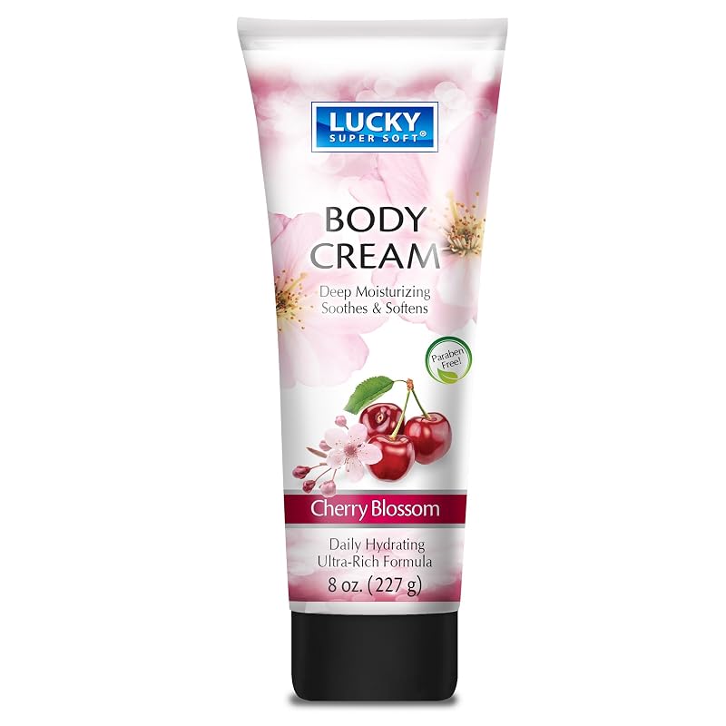 Creme corporal Lucky Super Soft Cherry Blossom, 199 g