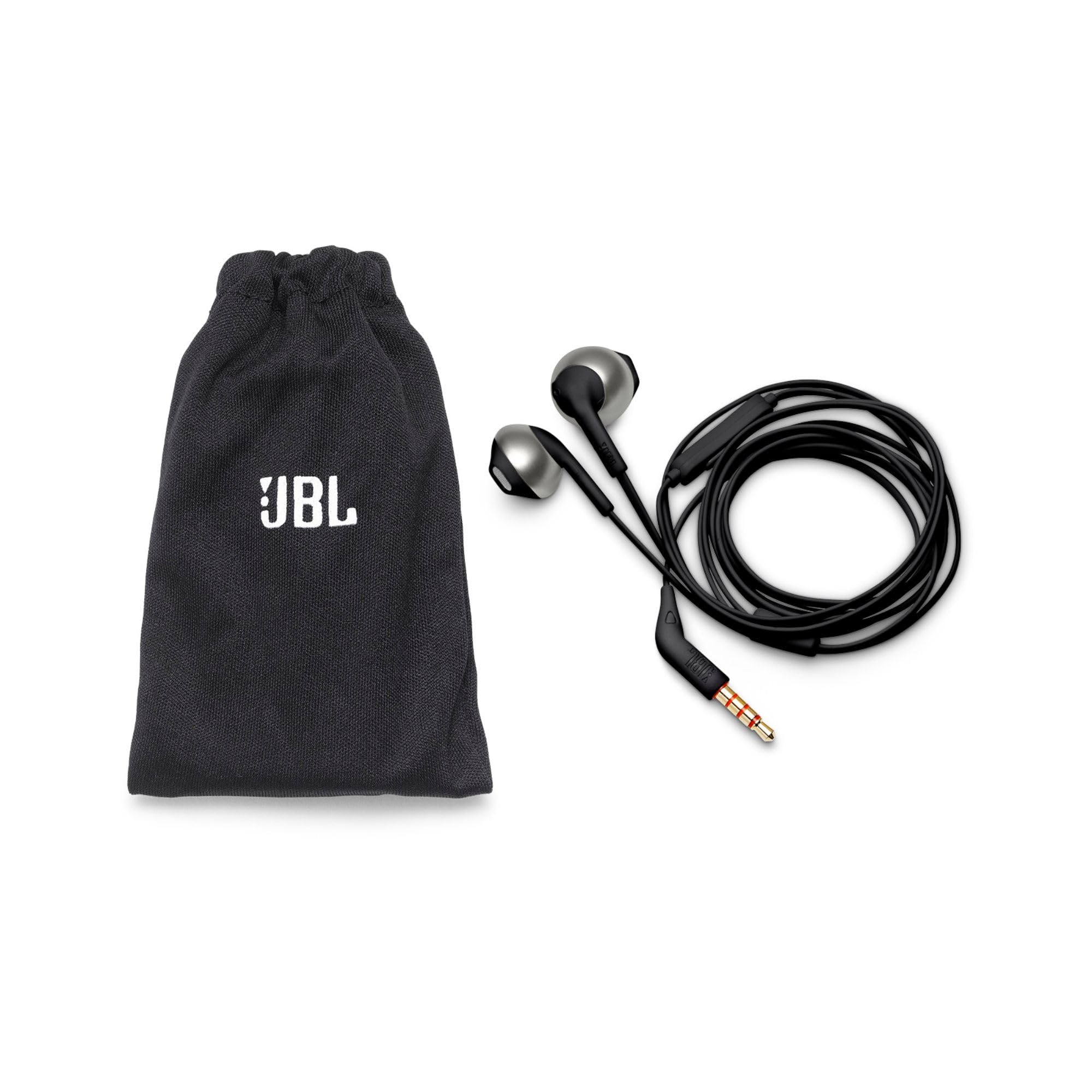 JBL Tune 205BT - Wireless Earbud Headphones, in Ear Bluetooth Headphones with Microphone, up to 6-Hour Battery, Works with Android and Apple iOS (Black)