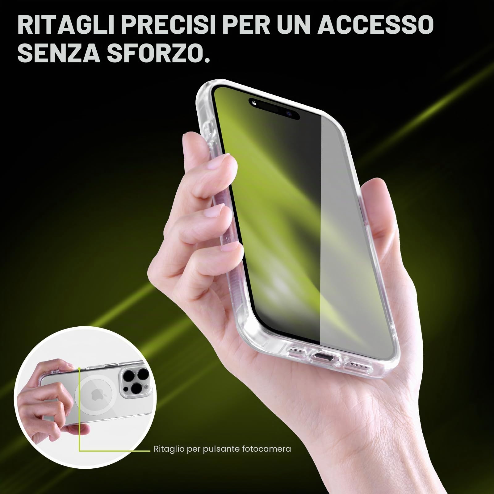 Head Case Designs Licenza Ufficiale Billie Eilish Blohsh Arte Chiave Custodia in Gel [Protezione di Grado Militare] Compatibile con Apple iPhone 14 PRO E Compatibile con MagSafe