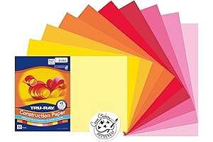 Pacon Premium 76 lb. Tru-Ray Assortment Paper Construction 12" x 18"