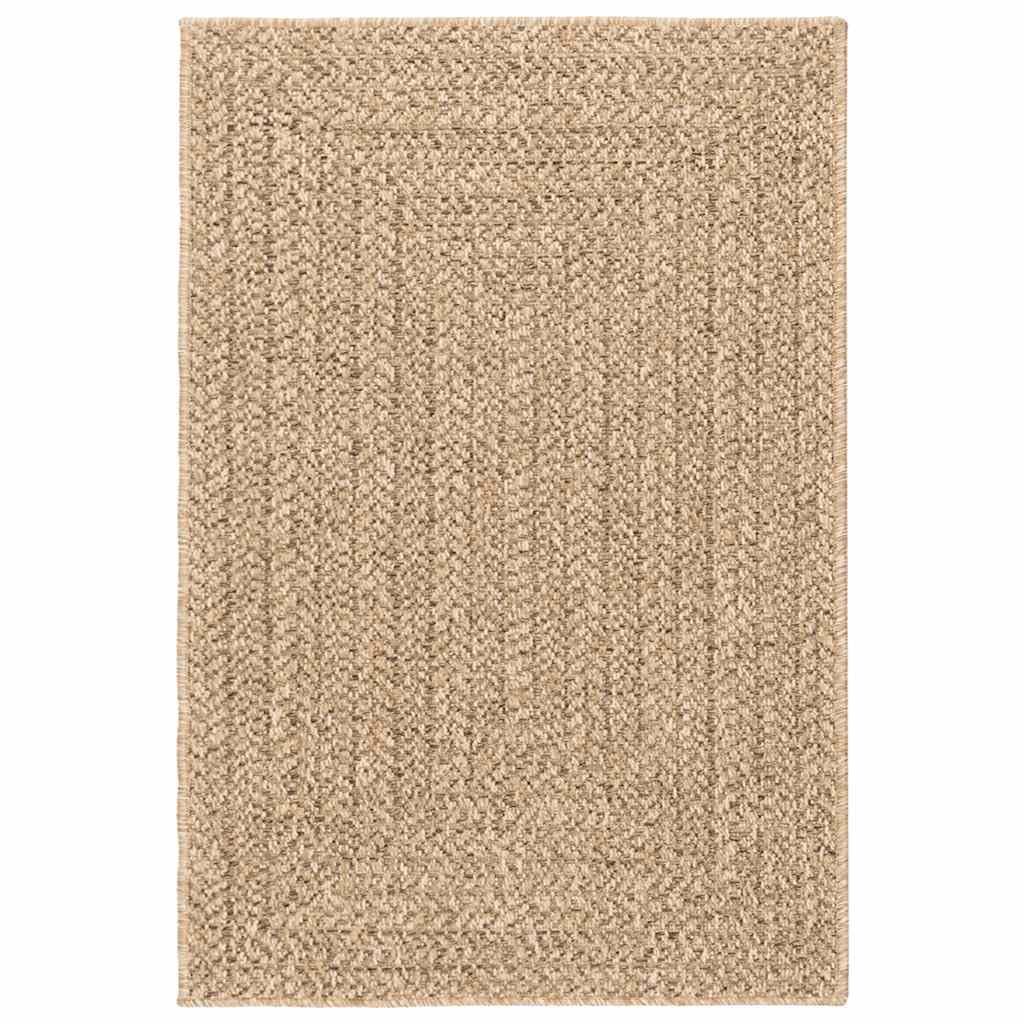 vidaXL Tapis ZIZUR 140x200 cm Aspect de Jute intérieur et extérieur