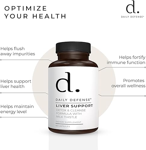 Miniatura 5 de Fórmula de limpieza hepática, desintoxicación y reparación - Suplemento de apoyo hepático con extracto de alcachofa para la salud del hígado -