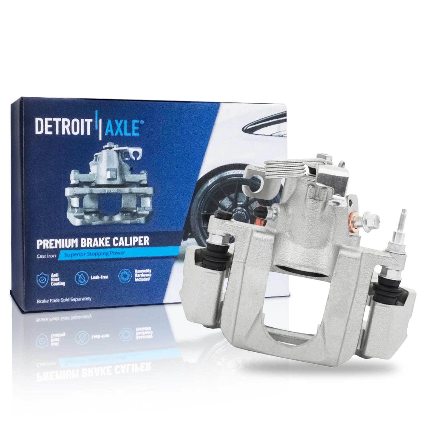 Detroit Axle - Rear Right Brake Caliper for 2011-2014 Ford Edge