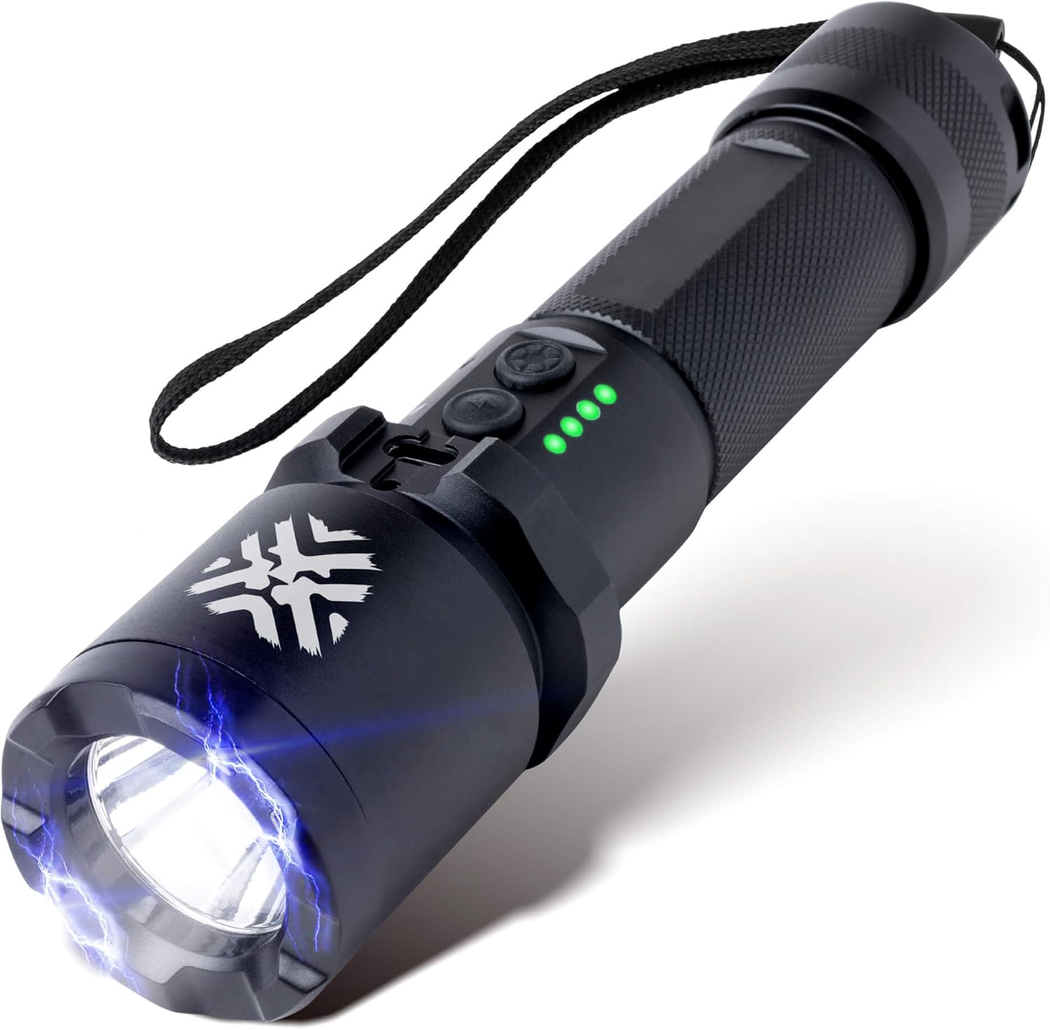 Tactical Flashlight 2000: 25,000V Stun Gun Torch | Emits 3.1 Ache Inducing Microcoulombs (µC) Cost | Non-Deadly Protection, No License | Plane-Grade Aluminum | Gun-Free Zone Pleasant