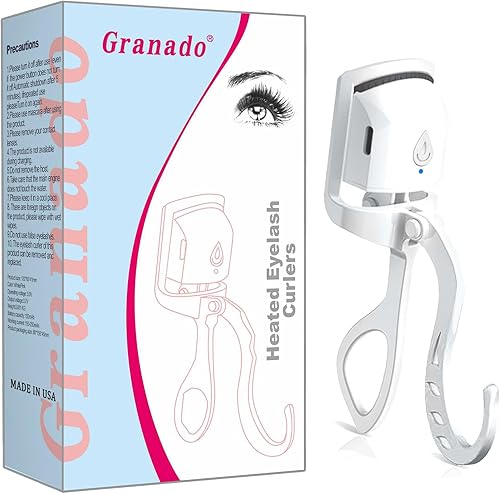 Los rizadores de pestañas térmicos elevan tu pestaña, calentamiento rápido, recargable por USB, control de temperatura, rizos de larga duración y