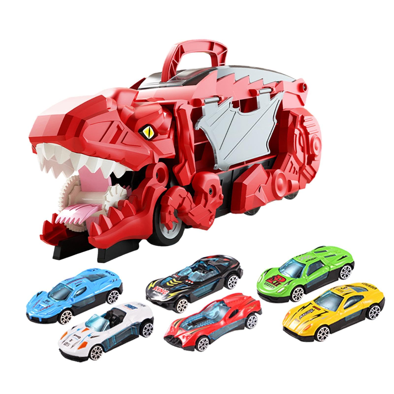 恐竜 トラック 輸送車 キャリア 恐竜の足跡 レース プレゼント 車7個セット 恐竜 トラック 輸送車 キャリア 恐竜の足跡 レース プレゼント