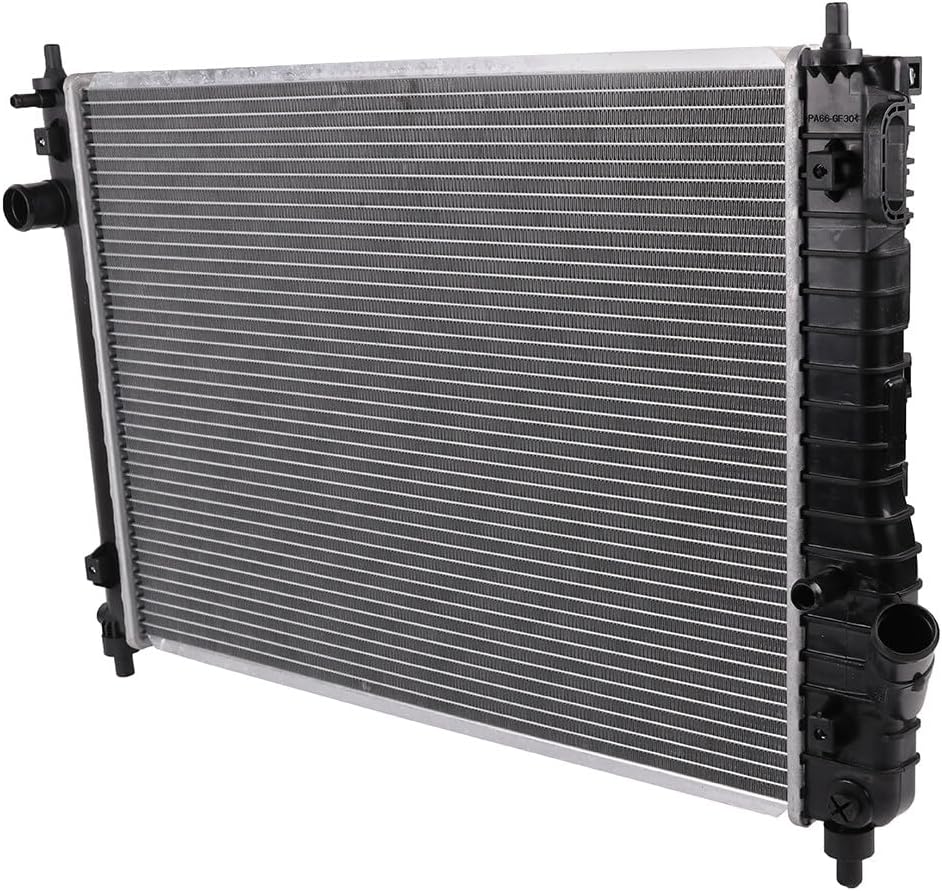 SCITOO Auto Engine Radiator x1 & A/C Condenser x1 Compatible with 2009-2011 for Chevrolet for Aveo 1.6L 2009-2011 for Aveo5 1.6L 2009-2010 for Pontiac for G3 1.6L 2009 for Pontiac for G3 Wave 1.6L