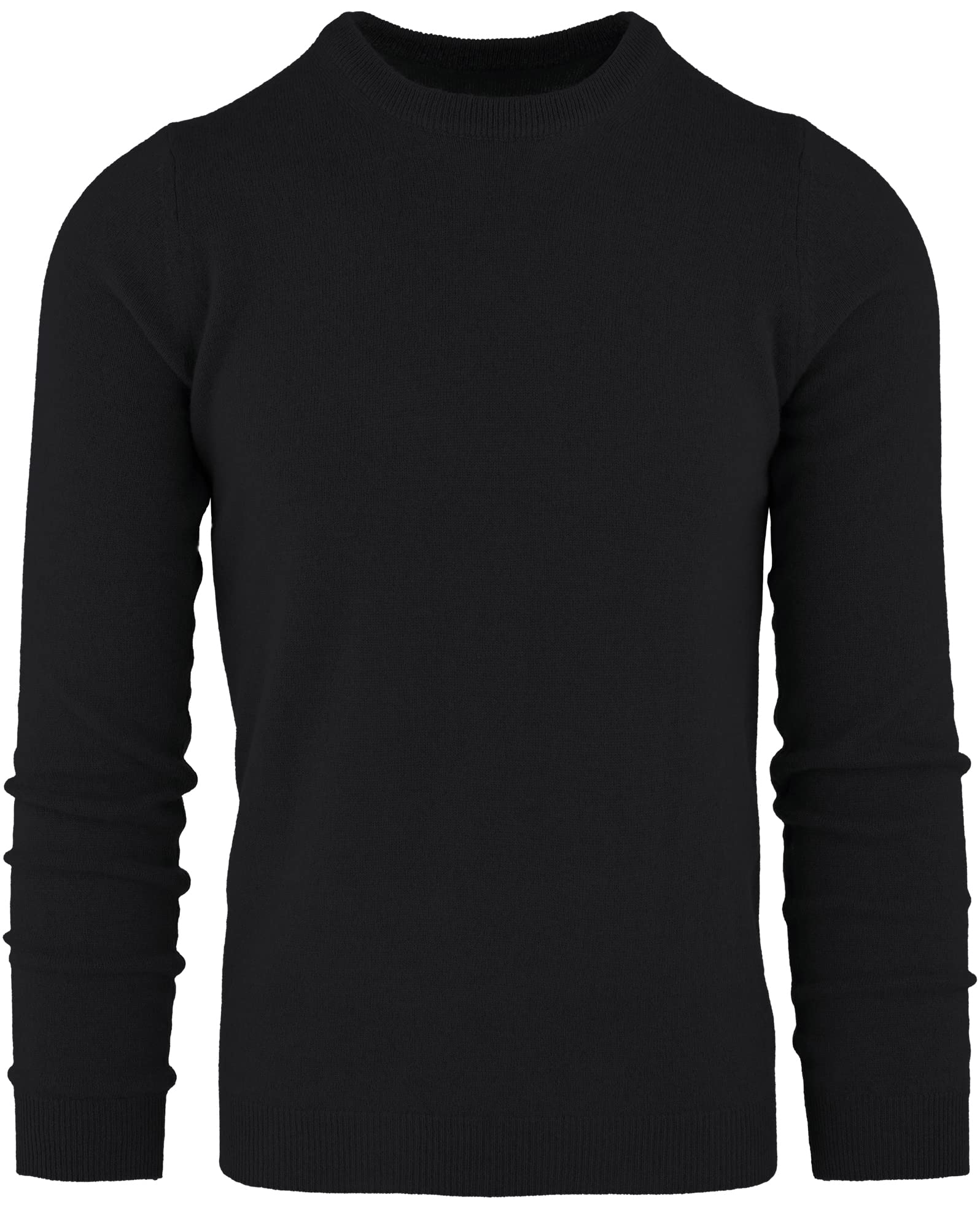 Maglione Uomo Girocollo 100% Puro Cashmere - Morbidissimo e Caldo, vestibilità Regolare, Perfetto per Ogni Stagione