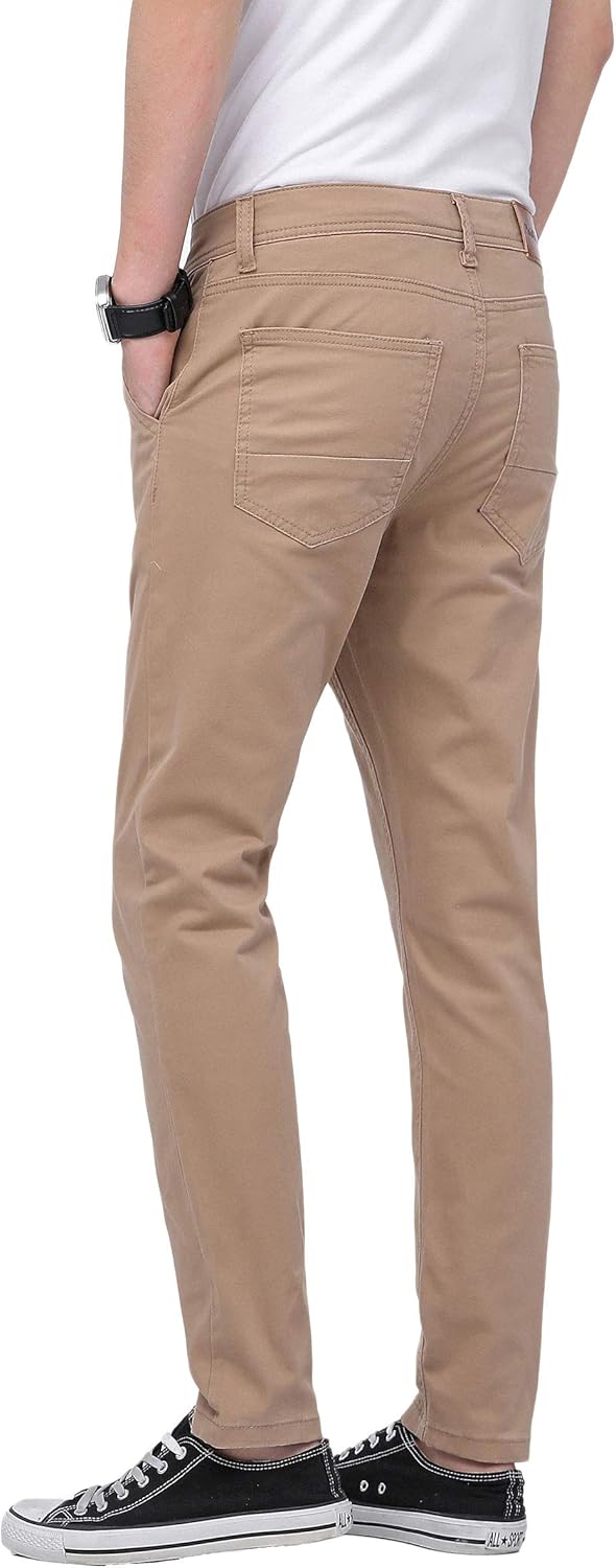 Mens skinny khaki pants Clearance