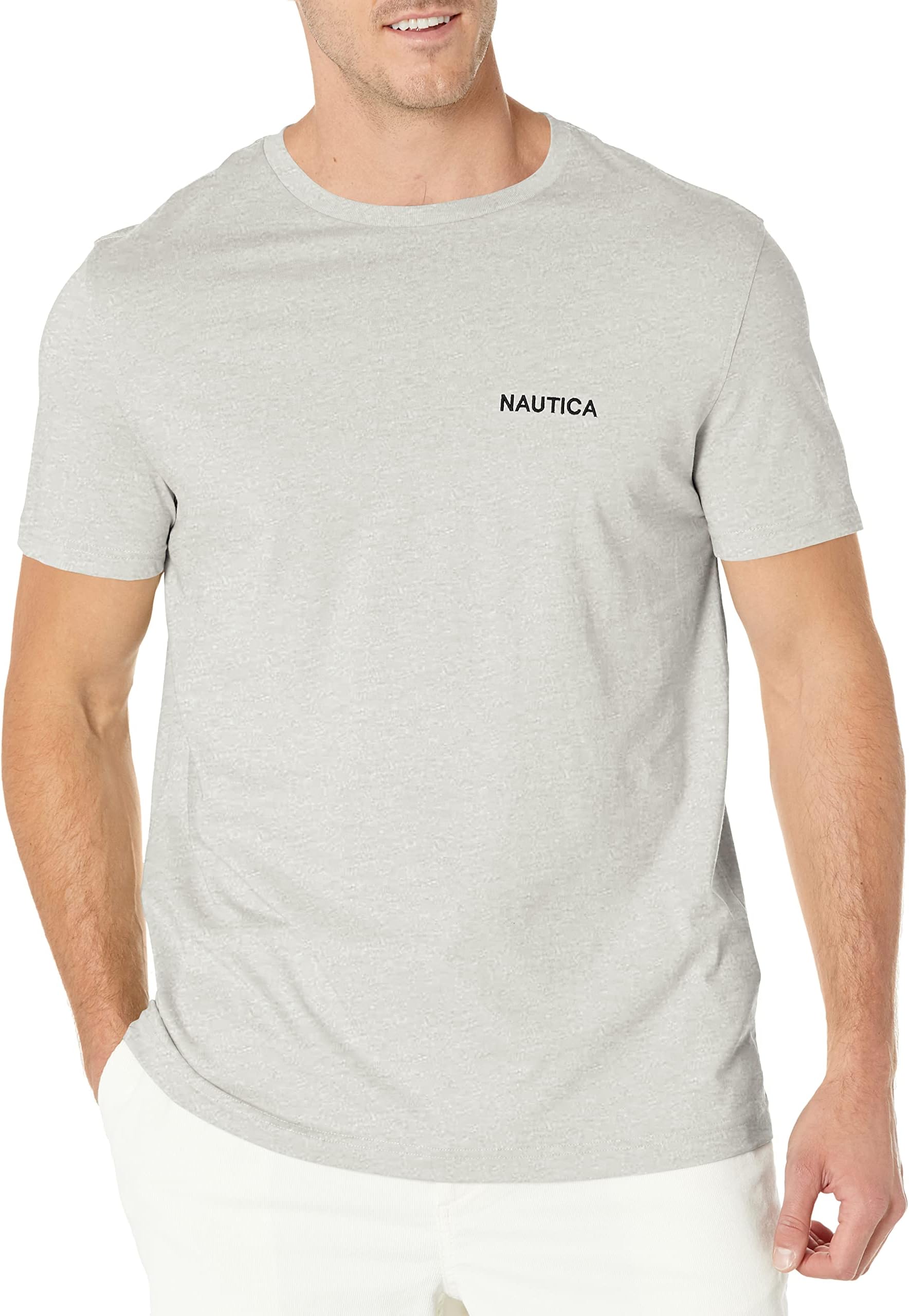 Nautica Short Sleeve Solid Crew Neck T-shirt Shirt