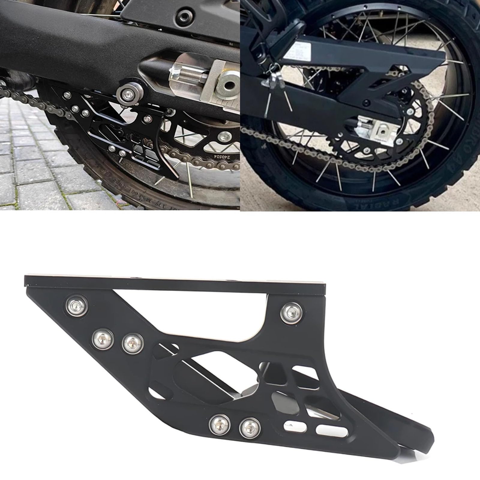 Paracatena per 450MT MT450 con copertura a 360 gradi e design regolabile, guida per catena