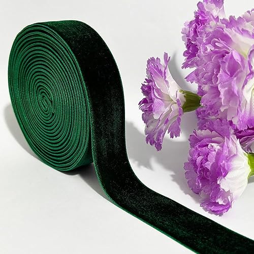 Miniatura 196 de Cinta de terciopelo para decoración, manualidades, bricolaje y caja de regalo, para bodas, Navidad y el Día de San Valentín
