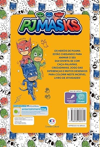 PJ Masks - 365 atividades e desenhos para colorir