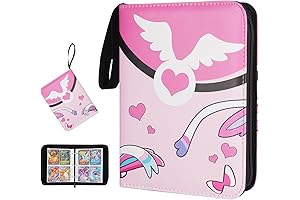 4 Girl Pocket Traing Card Binder for Pokemon Cards with Sleeves