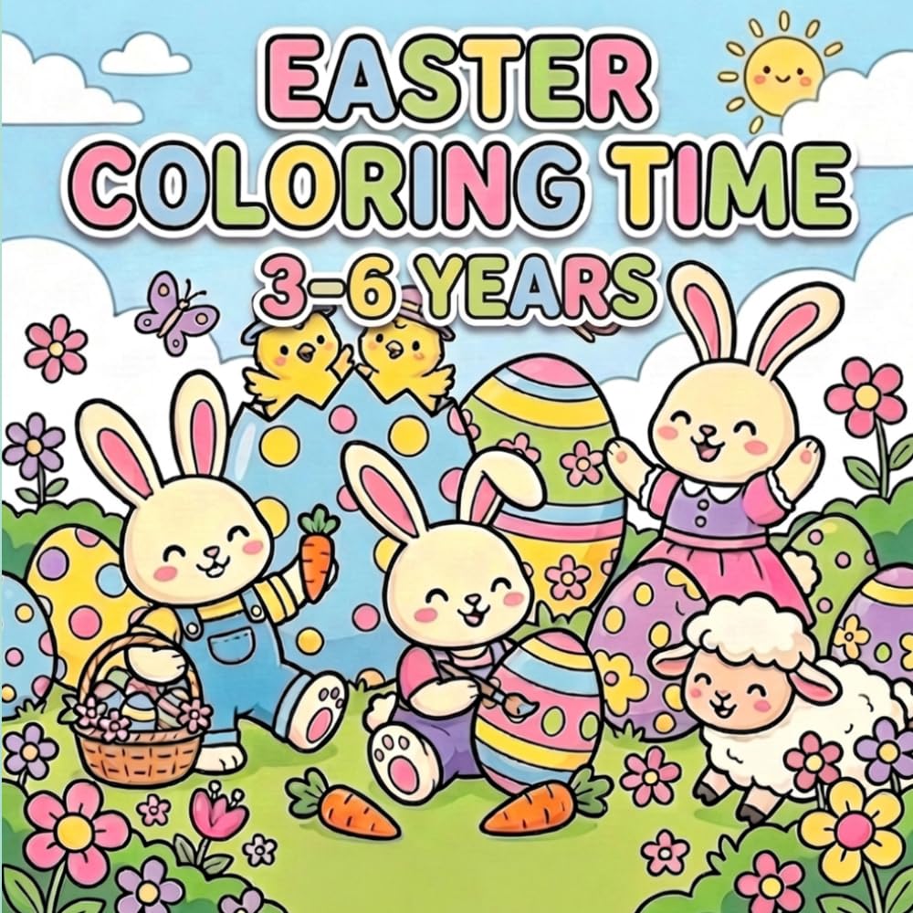Easter Coloring Time: 3 -6 Years