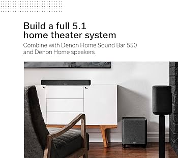 Amazon.com: Denon Home Sound Bar 550 - Compact 3D Surround