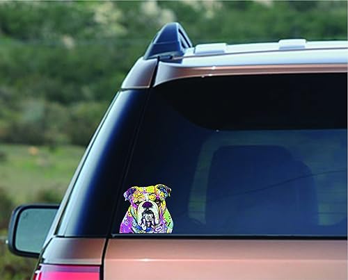 Miniatura 7 de Calcomanías de vinilo para auto con el texto "Enjoy It Dean Russo", Bulldog