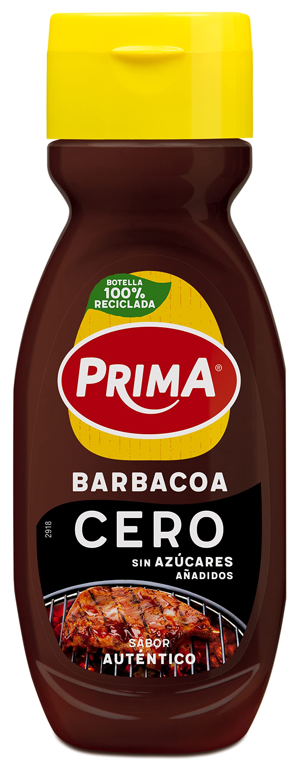 Prima salsa barbacoa sin azúcares añadidos 265 g