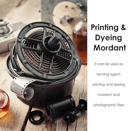 Miniatura 3 de Dodecahidrato de sulfato de potasio y cromo, alumbre de cromo, aluminio de potasio y cromo, experimento de cristalización, reactivos químicos (500